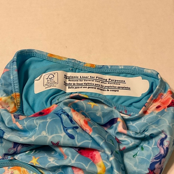 NWT Wonder Nation Mermaid Bathing Suit One piece Size M - Picture 6 of 6